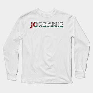 Drapeau Jordanie Long Sleeve T-Shirt